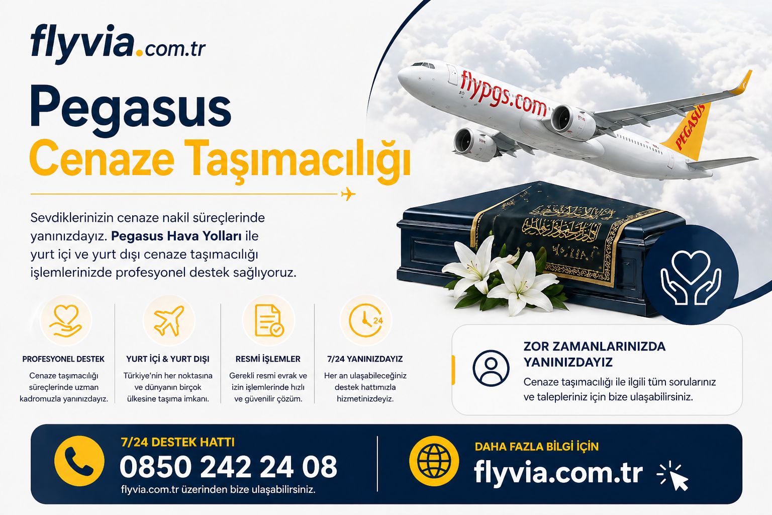 Pegasus Cenaze Taşımacılık Kuralları ve Destek Birimi